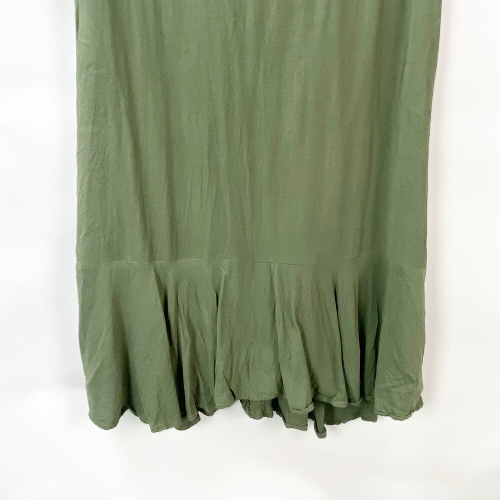 Gap Small Womens Army Green Drop Waist Casual Shift Dress - Picture 3 of 7